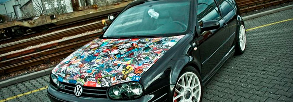 Sticker Bomb Car Wrap Films